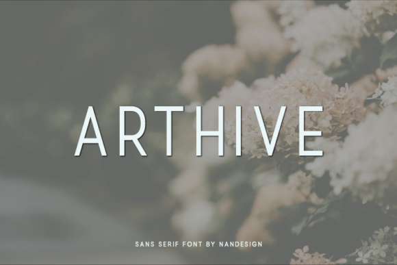 Arthive: A Font for Thoughtful Design