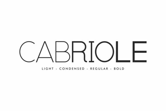 Cabriole: A Clean Sans Serif Font