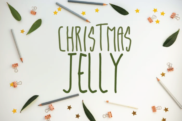 Christmas Jelly Font for Creative Projects