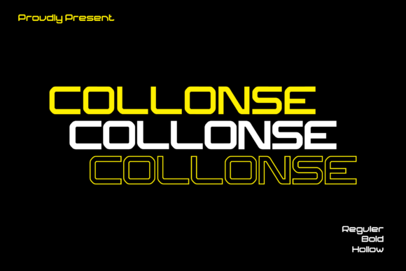 Collonse: A Bold Sans Serif for Creative Projects