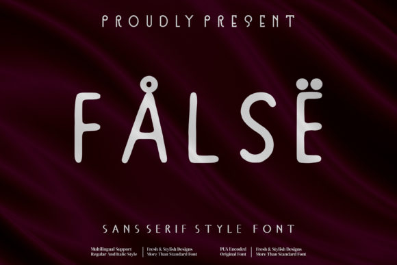 False Note: A Font for Business Brilliance