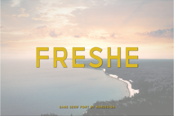 Freshe: A Fresh Sans Serif for Business Branding