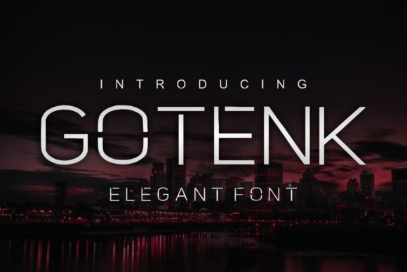 Gotenk: A Font for Creative Makers