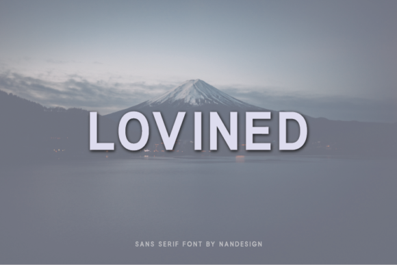 Lovined: A Modern Sans Serif