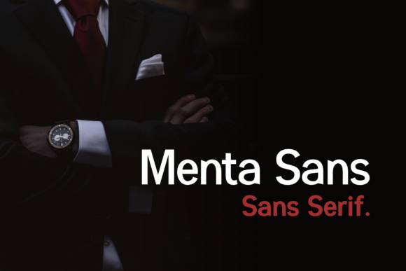 Menta: A Clean, Creative Font