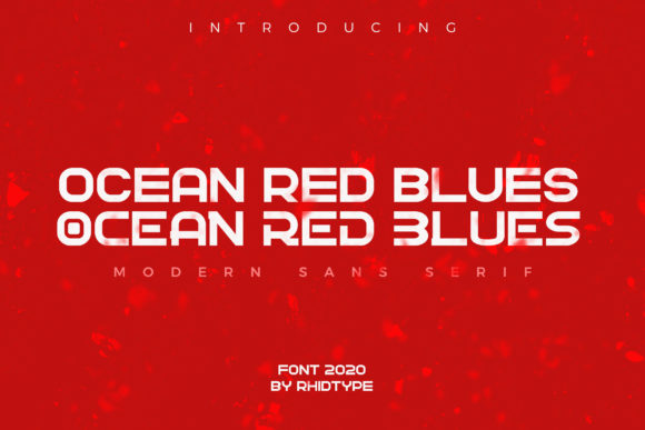 Ocean Red Blues Font Review