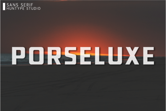 Porseluxe: A Versatile Sans Serif Font