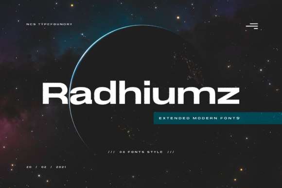 Radhiumz: A Modern Sans Serif for Designers