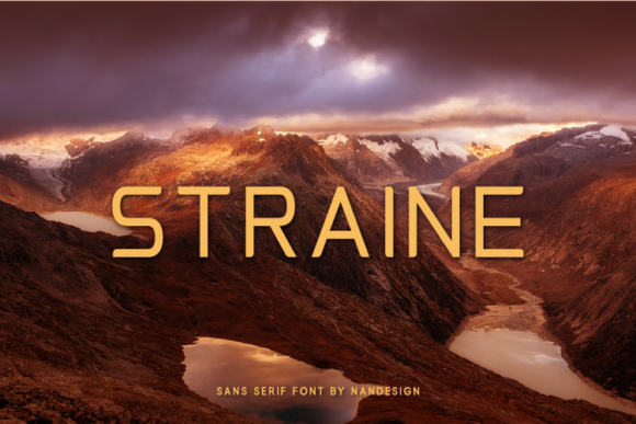 Straine: A Font for Business Success