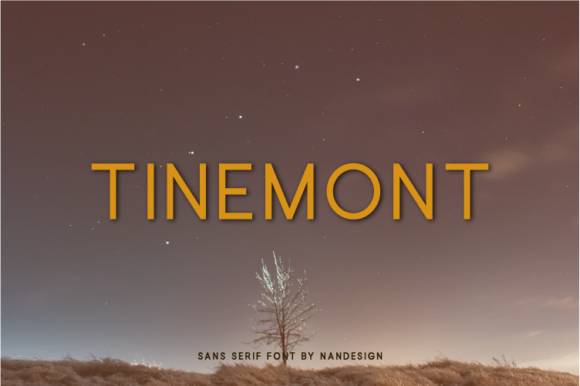 Tinemont Font for Editorial Design
