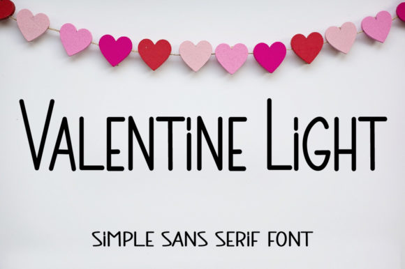 Valentine Light: A Font for Elegant Design