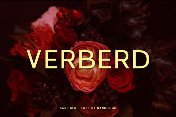 Verberd: A Clean Sans Serif Font