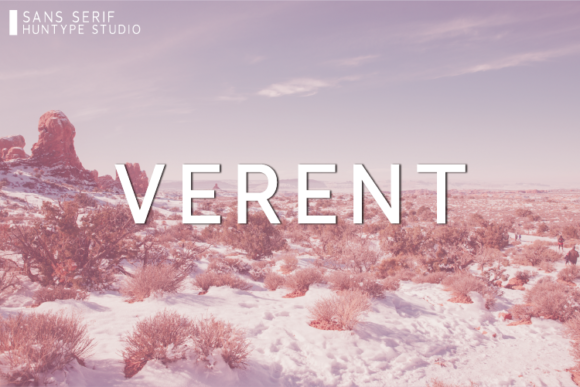 Verent: A Modern Typeface for Digital Marketing